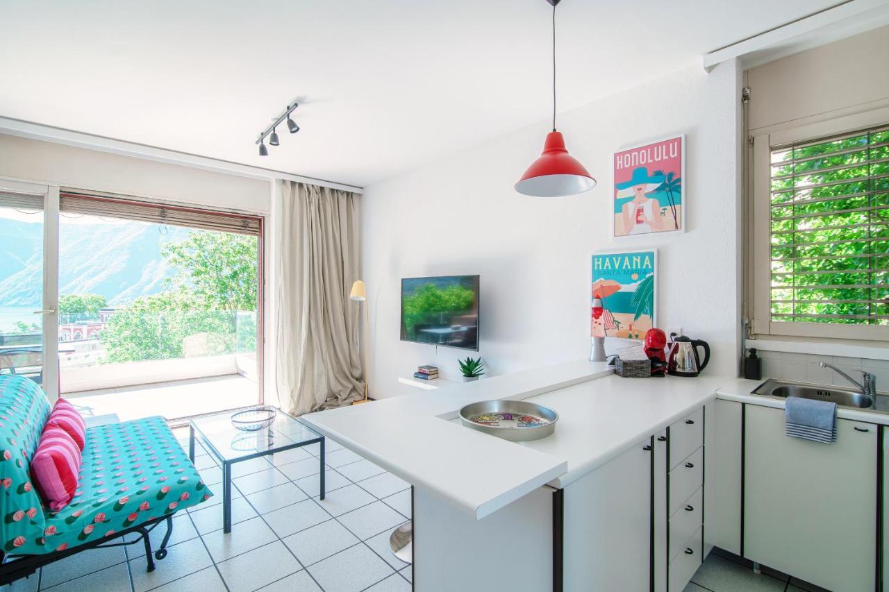 Panoramic Studio By Quokka 360 - Open Space Apartment With Terrace Lugano Eksteriør bilde
