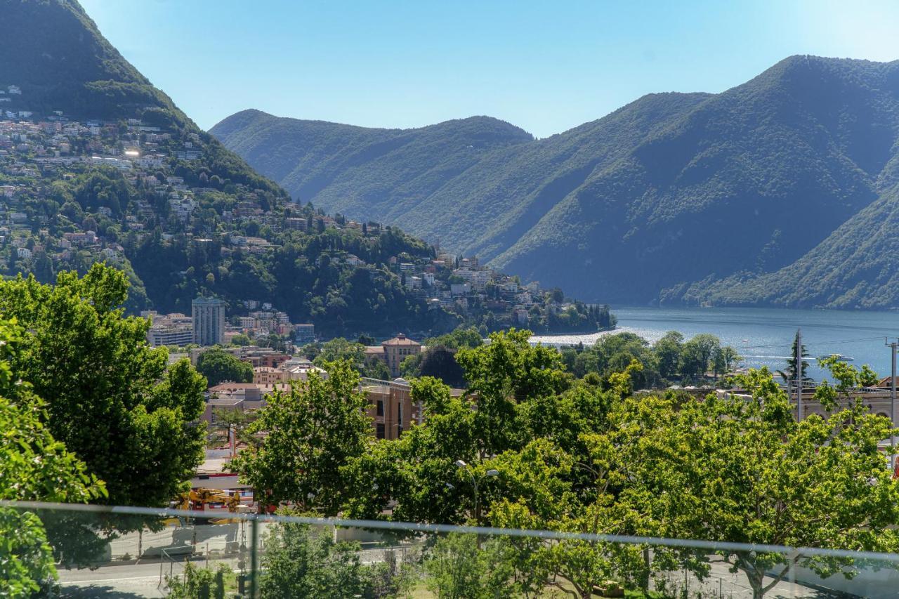 Panoramic Studio By Quokka 360 - Open Space Apartment With Terrace Lugano Eksteriør bilde